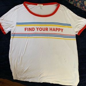 “Find your happy” t-shirt